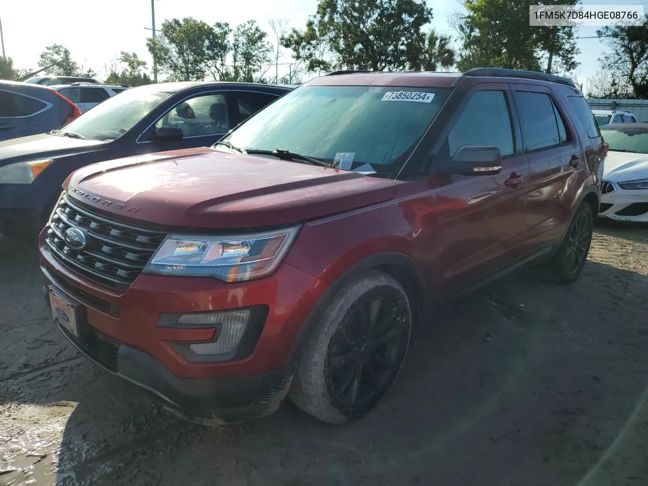 2017 Ford Explorer Xlt VIN: 1FM5K7D84HGE08766 Lot: 73850254