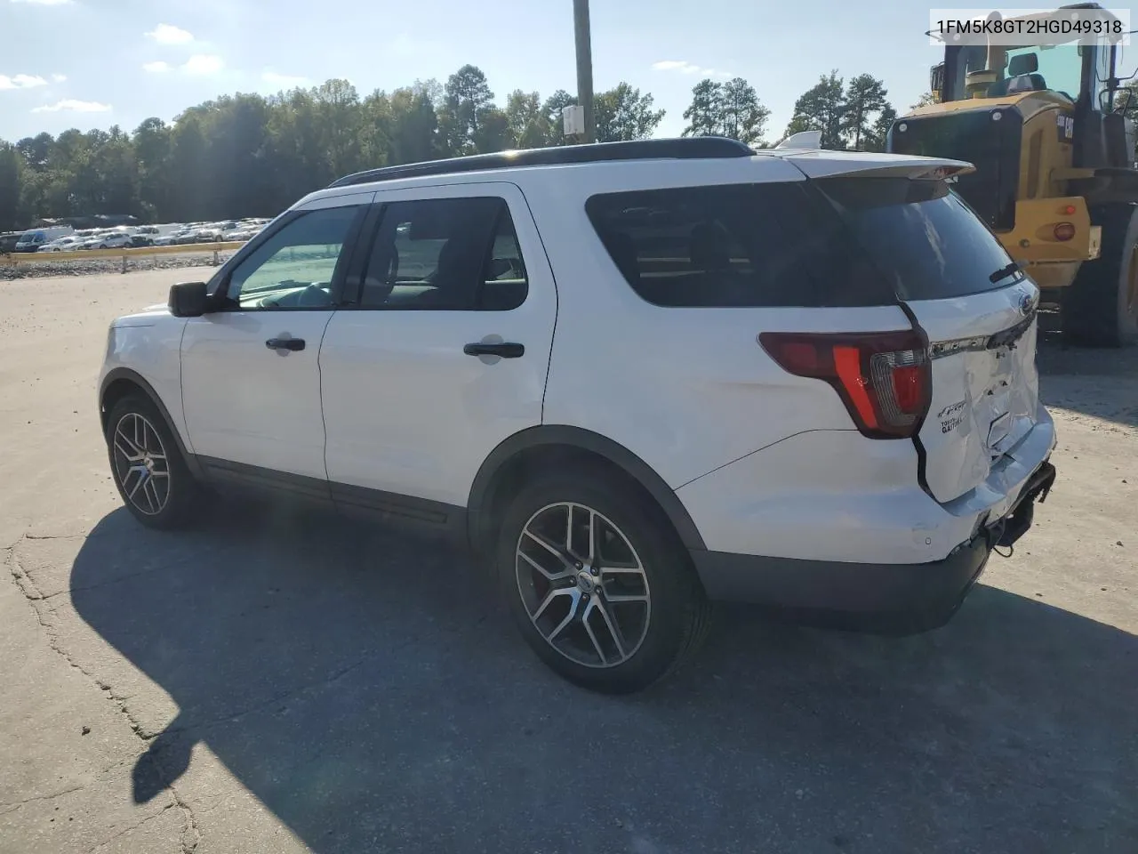 2017 Ford Explorer Sport VIN: 1FM5K8GT2HGD49318 Lot: 73949074