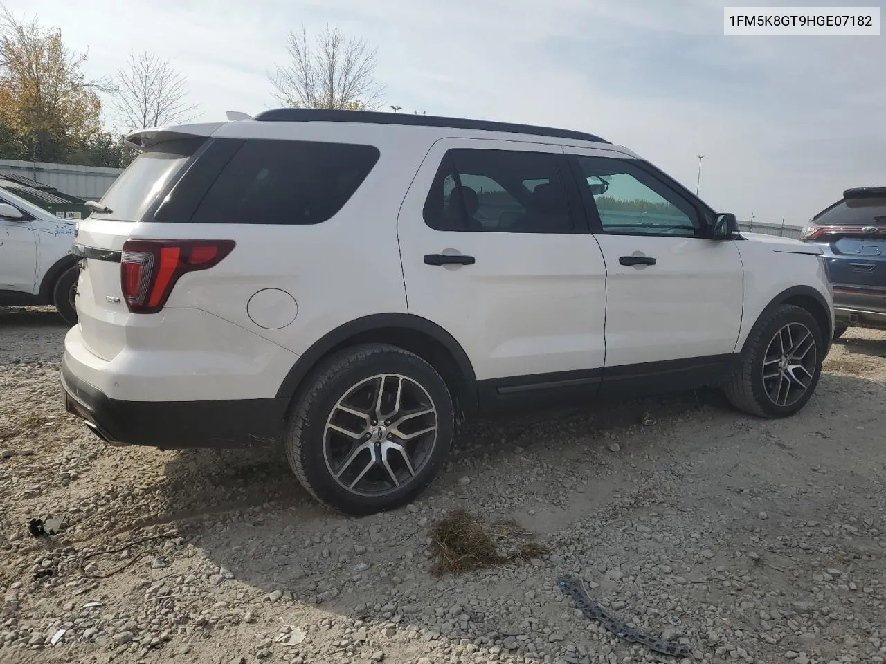 2017 Ford Explorer Sport VIN: 1FM5K8GT9HGE07182 Lot: 74074514