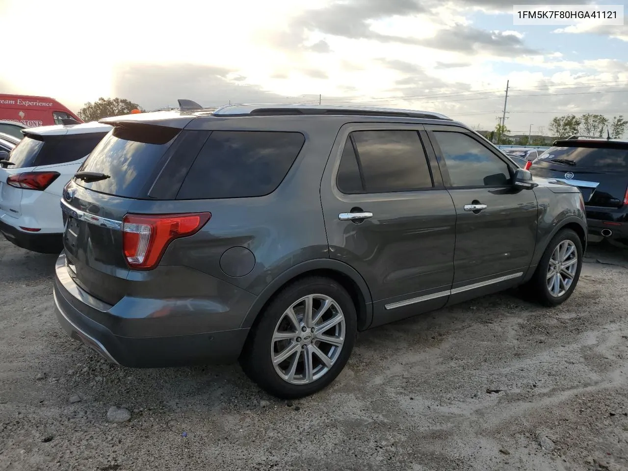 2017 Ford Explorer Limited VIN: 1FM5K7F80HGA41121 Lot: 74101564