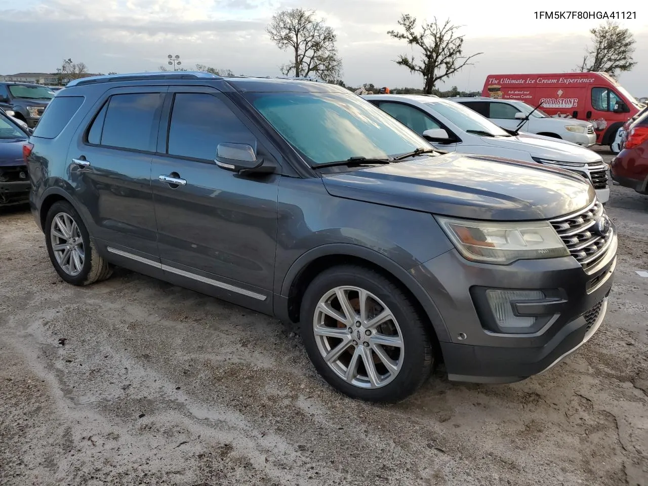 2017 Ford Explorer Limited VIN: 1FM5K7F80HGA41121 Lot: 74101564