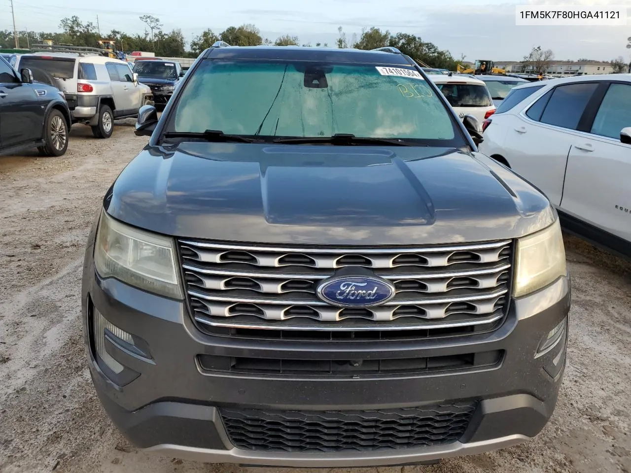 2017 Ford Explorer Limited VIN: 1FM5K7F80HGA41121 Lot: 74101564