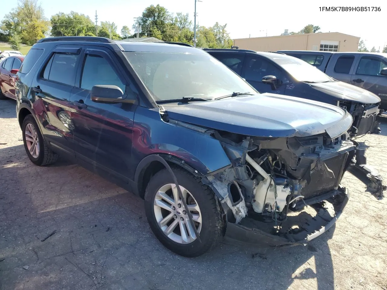 2017 Ford Explorer VIN: 1FM5K7B89HGB51736 Lot: 74139404