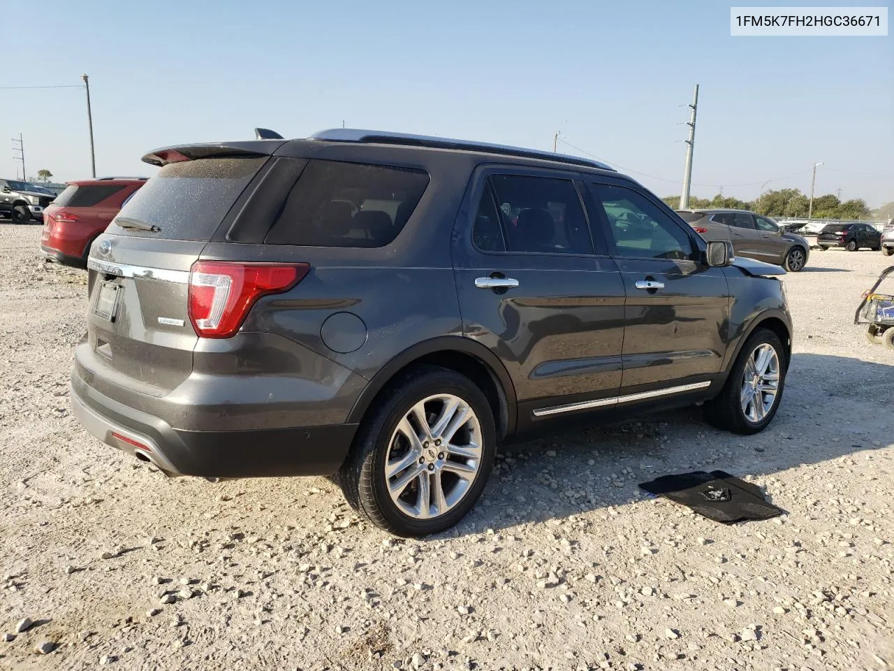 2017 Ford Explorer Limited VIN: 1FM5K7FH2HGC36671 Lot: 74210394