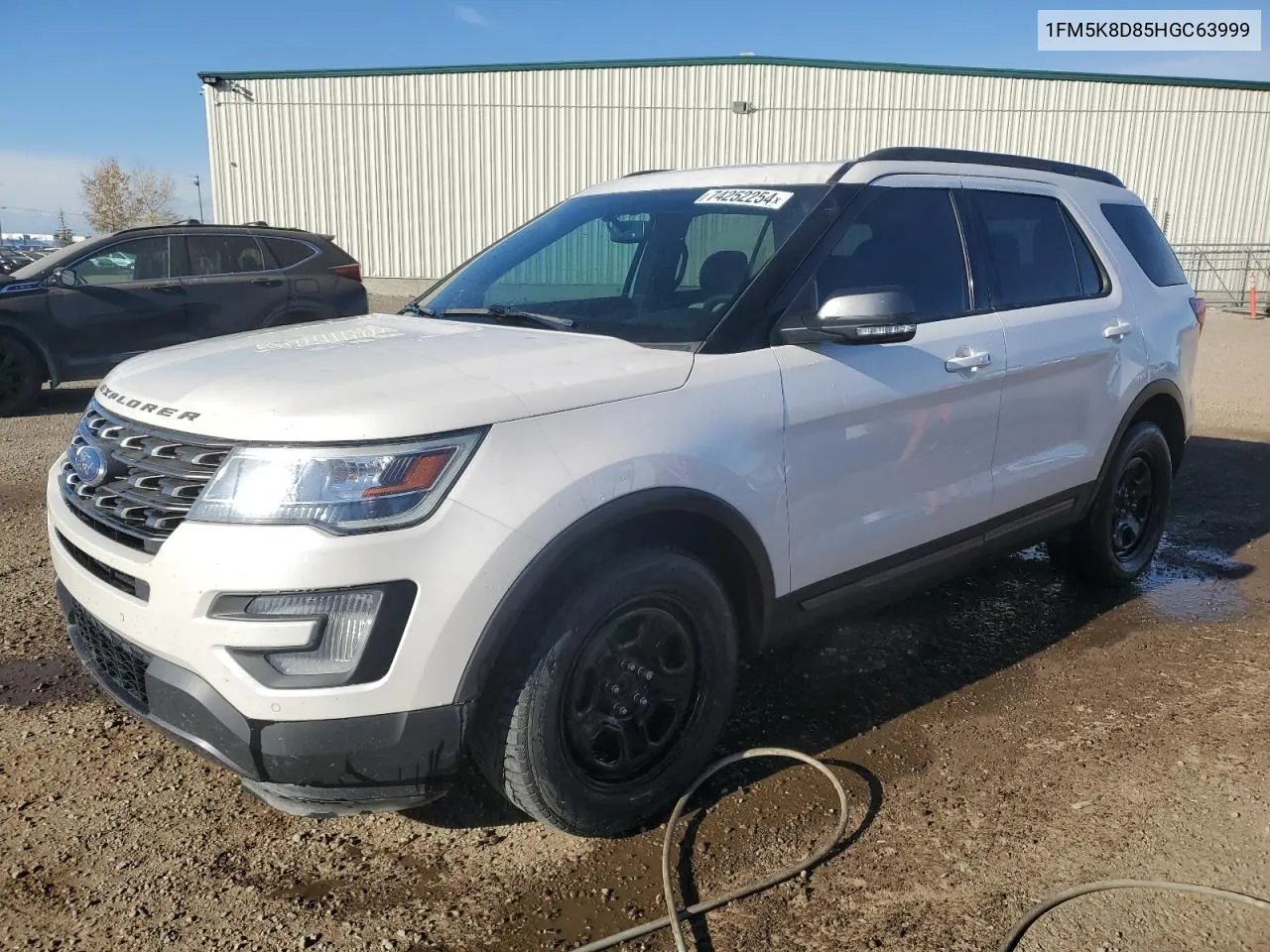 2017 Ford Explorer Xlt VIN: 1FM5K8D85HGC63999 Lot: 74252254