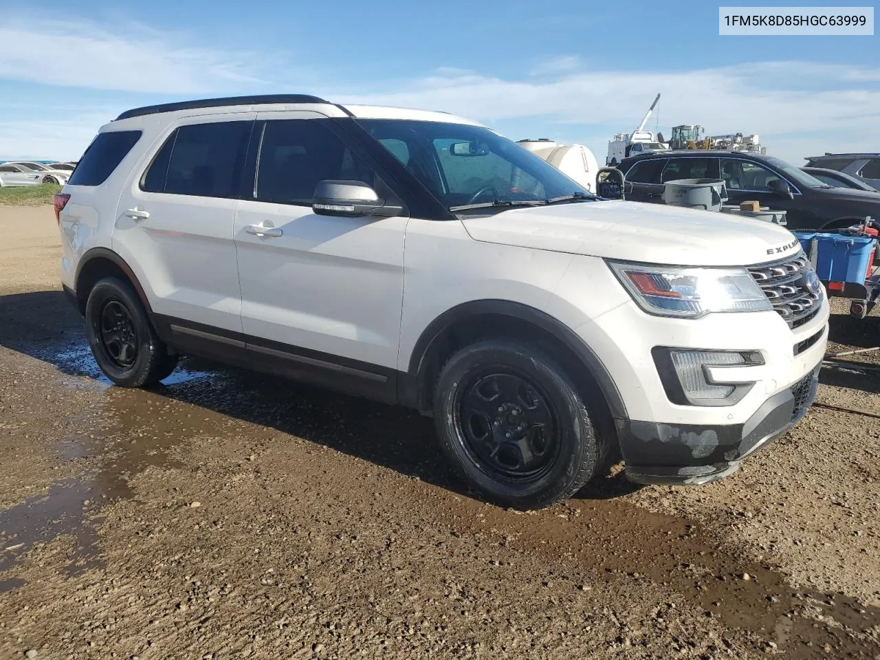 2017 Ford Explorer Xlt VIN: 1FM5K8D85HGC63999 Lot: 74252254