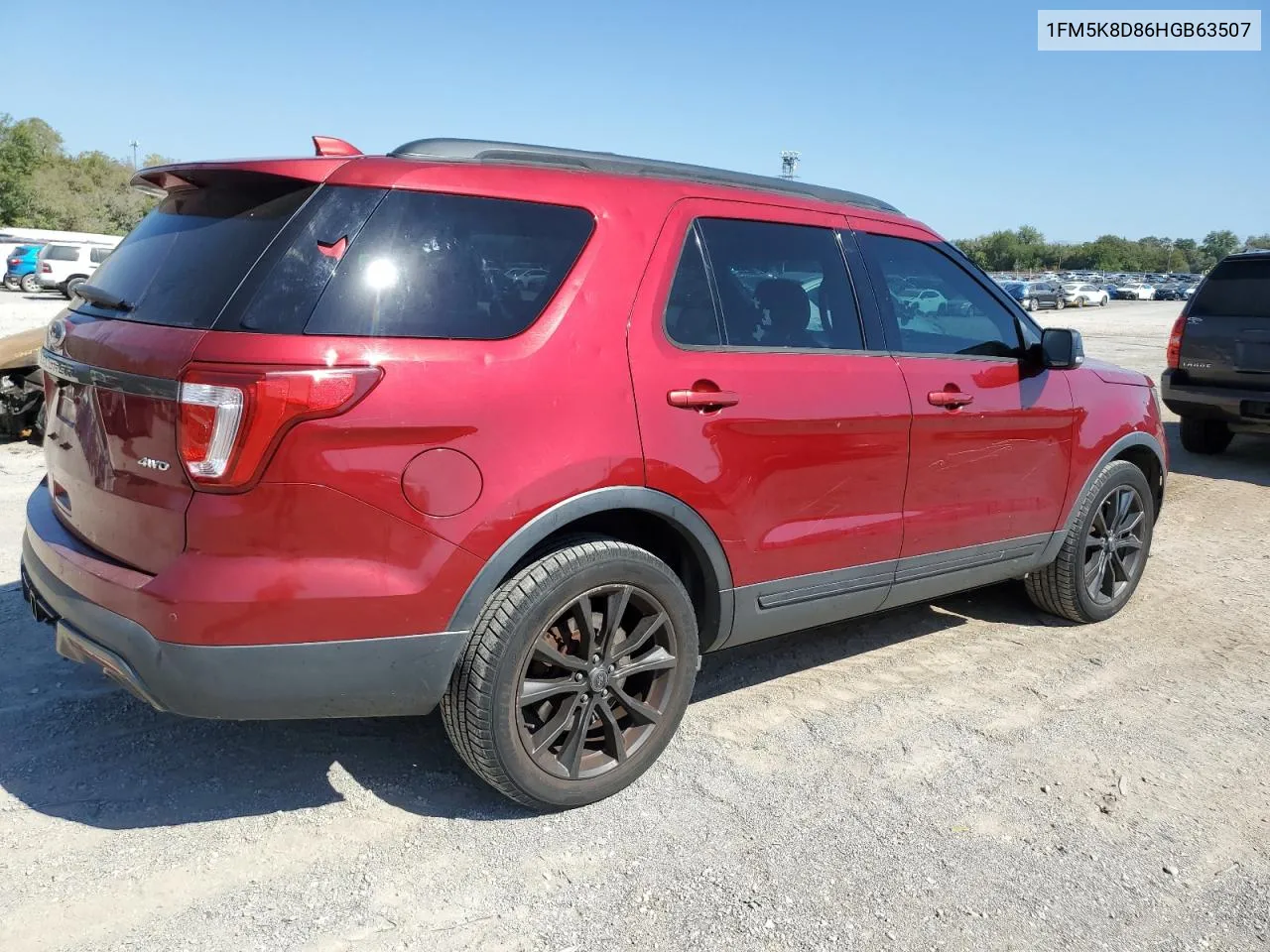 2017 Ford Explorer Xlt VIN: 1FM5K8D86HGB63507 Lot: 74376304