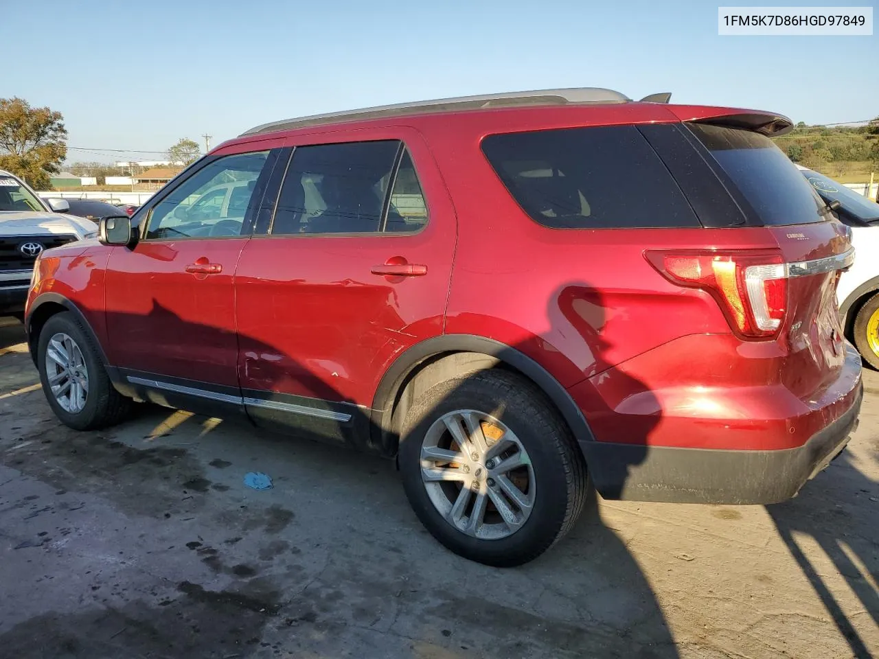 2017 Ford Explorer Xlt VIN: 1FM5K7D86HGD97849 Lot: 74491274