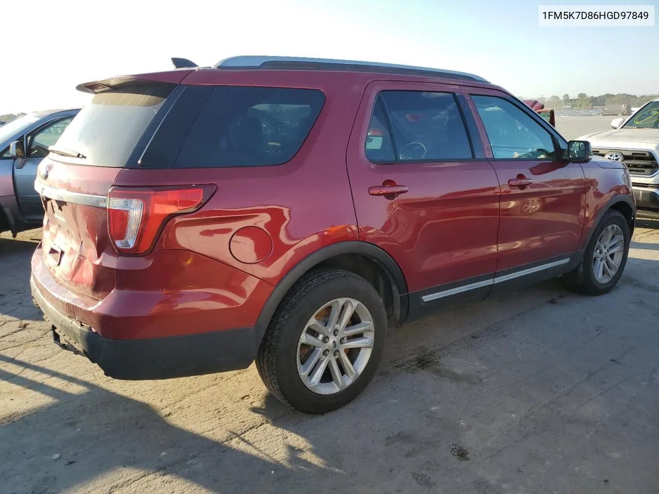 2017 Ford Explorer Xlt VIN: 1FM5K7D86HGD97849 Lot: 74491274