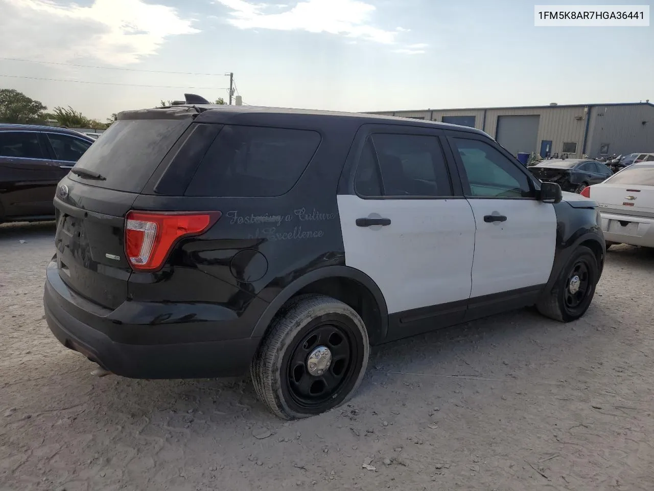 2017 Ford Explorer Police Interceptor VIN: 1FM5K8AR7HGA36441 Lot: 74541514