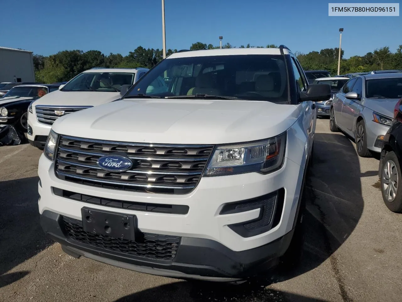 2017 Ford Explorer VIN: 1FM5K7B80HGD96151 Lot: 74555584