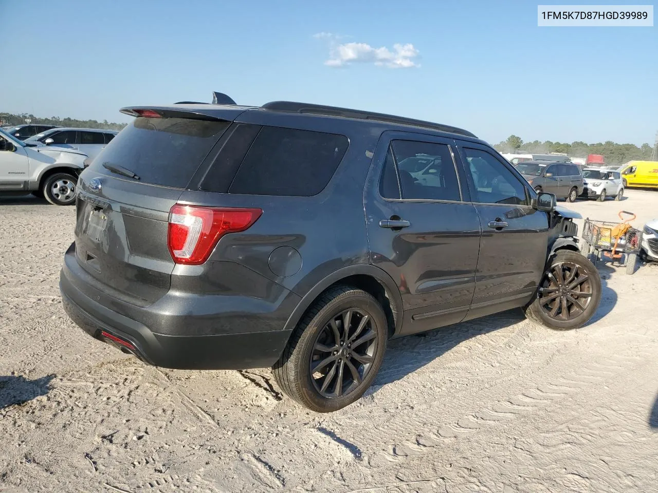 2017 Ford Explorer Xlt VIN: 1FM5K7D87HGD39989 Lot: 74709404