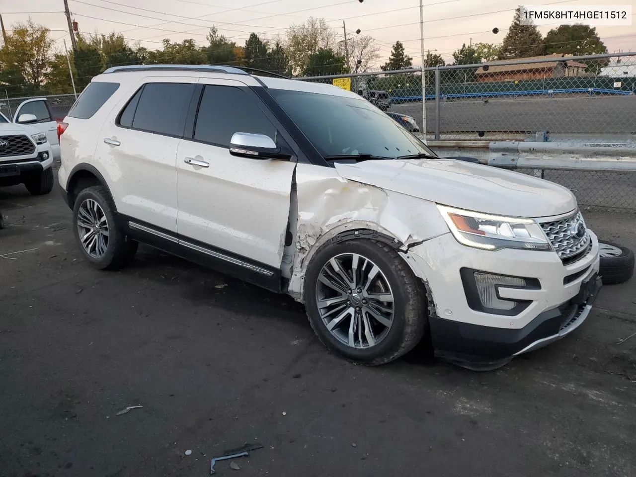 2017 Ford Explorer Platinum VIN: 1FM5K8HT4HGE11512 Lot: 74734954