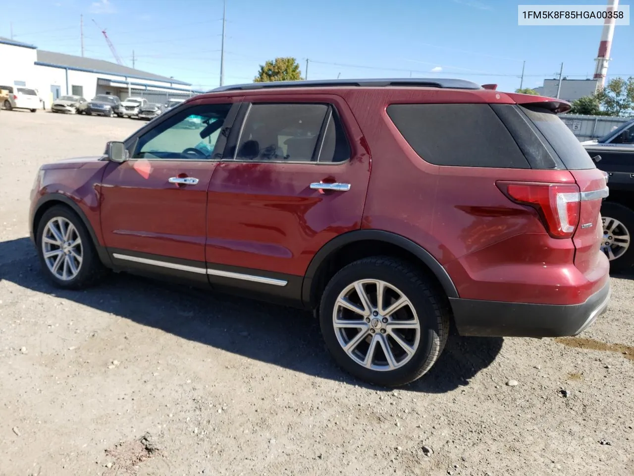 2017 Ford Explorer Limited VIN: 1FM5K8F85HGA00358 Lot: 74758644