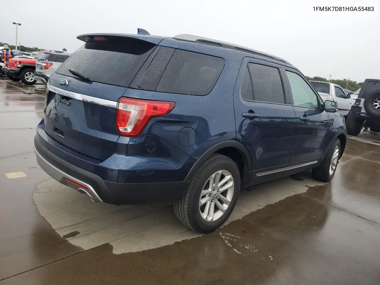 1FM5K7D81HGA55483 2017 Ford Explorer Xlt