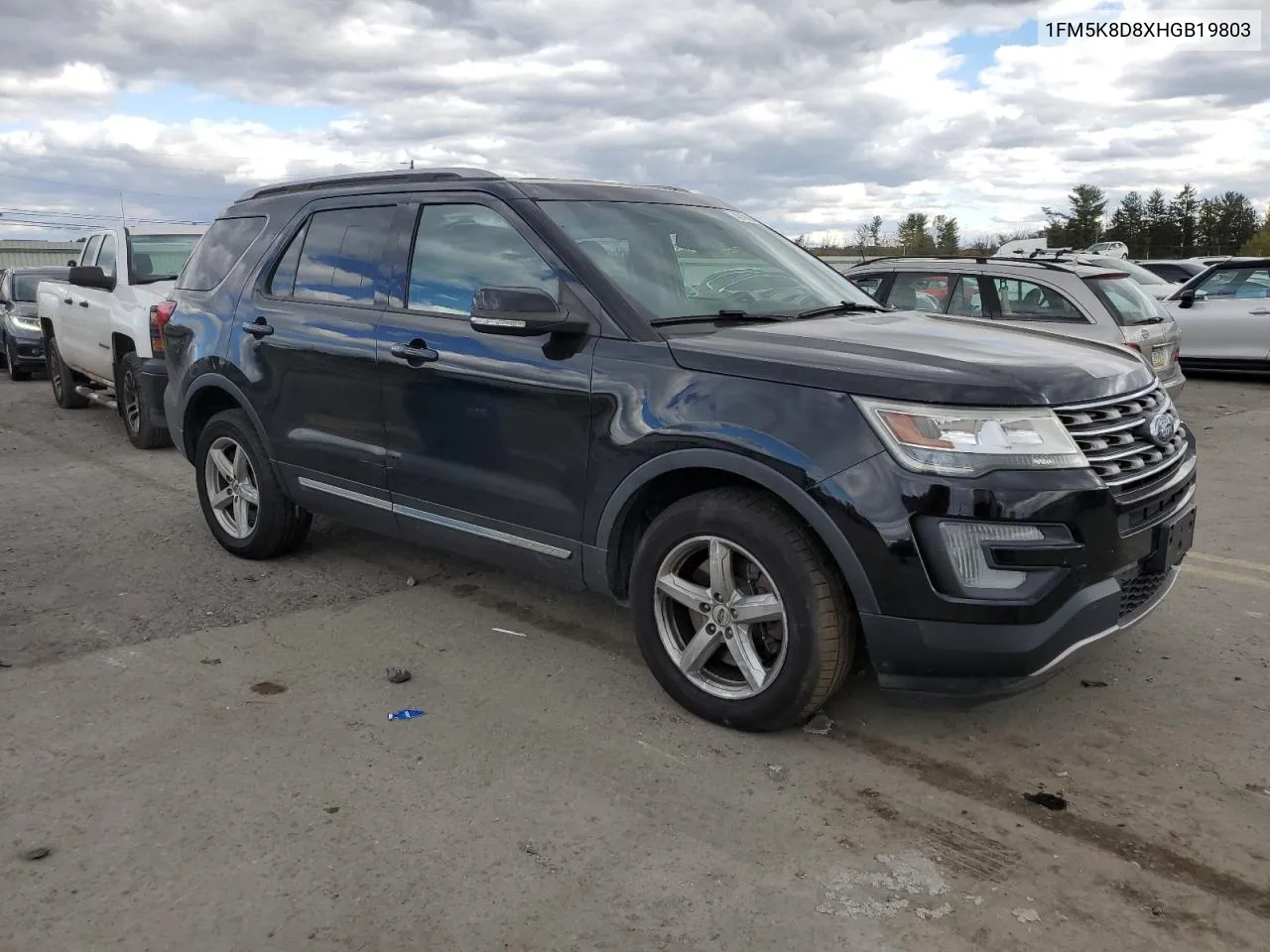 2017 Ford Explorer Xlt VIN: 1FM5K8D8XHGB19803 Lot: 74819834