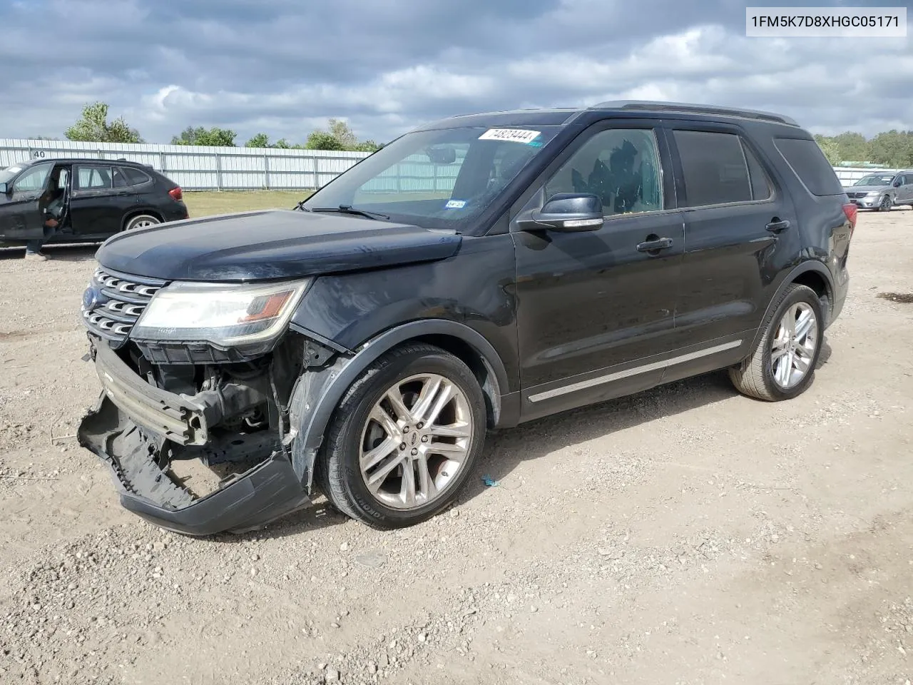 2017 Ford Explorer Xlt VIN: 1FM5K7D8XHGC05171 Lot: 74823444