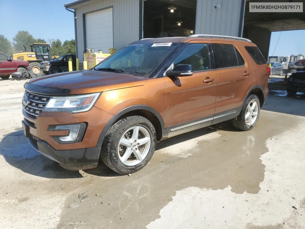 2017 Ford Explorer Xlt VIN: 1FM5K8DH2HGB79171 Lot: 74843884