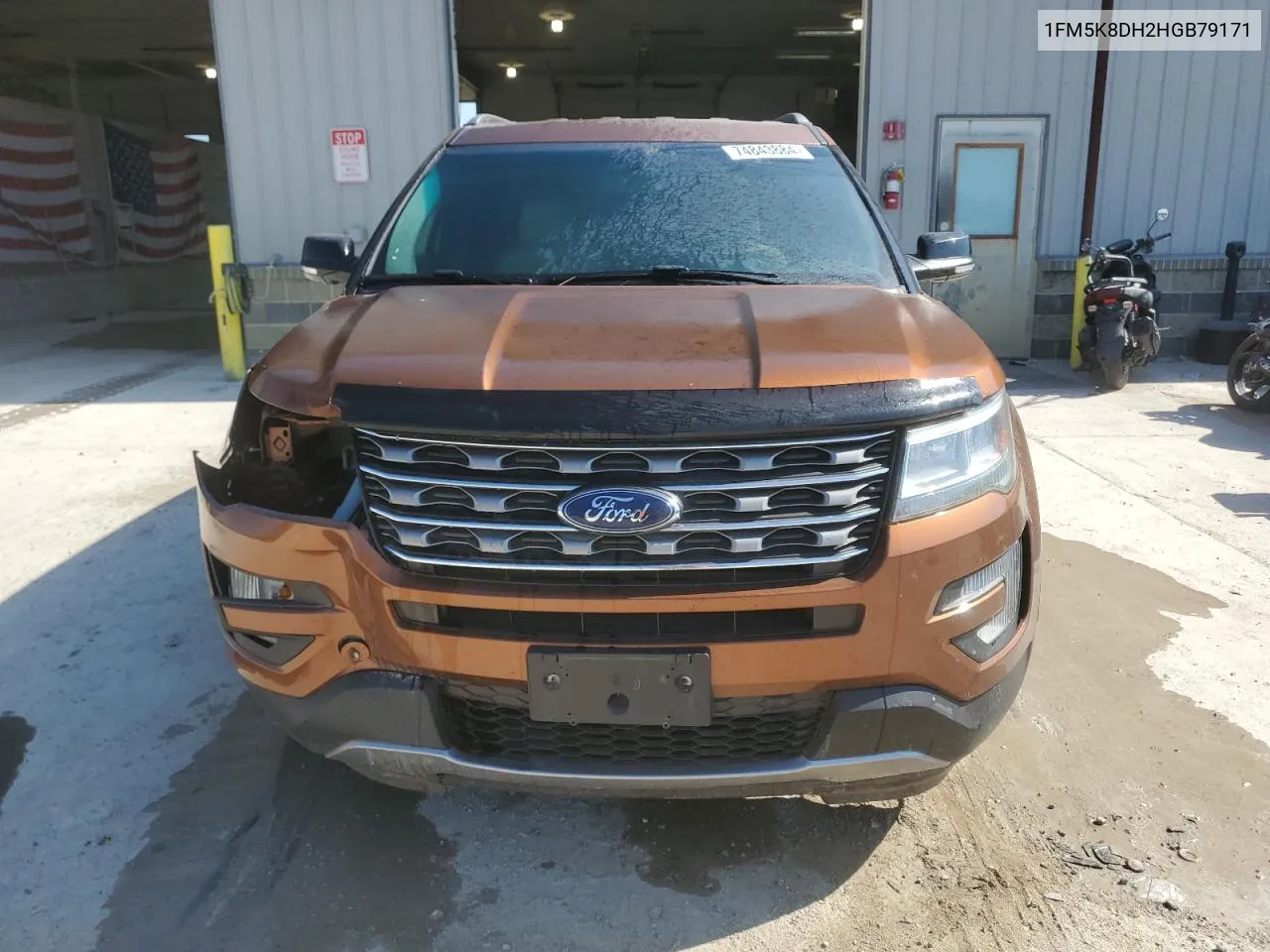 2017 Ford Explorer Xlt VIN: 1FM5K8DH2HGB79171 Lot: 74843884