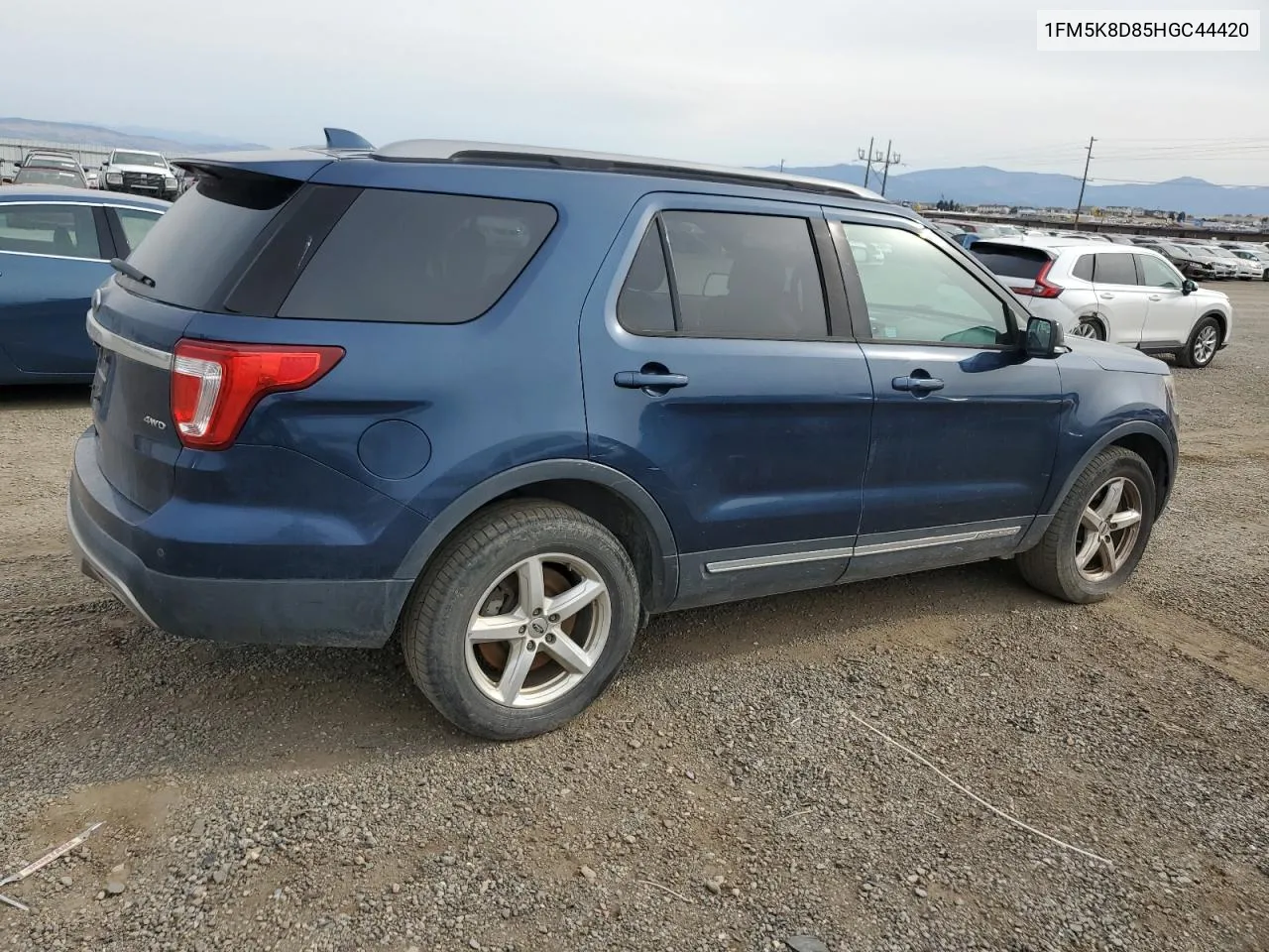 2017 Ford Explorer Xlt VIN: 1FM5K8D85HGC44420 Lot: 74851904