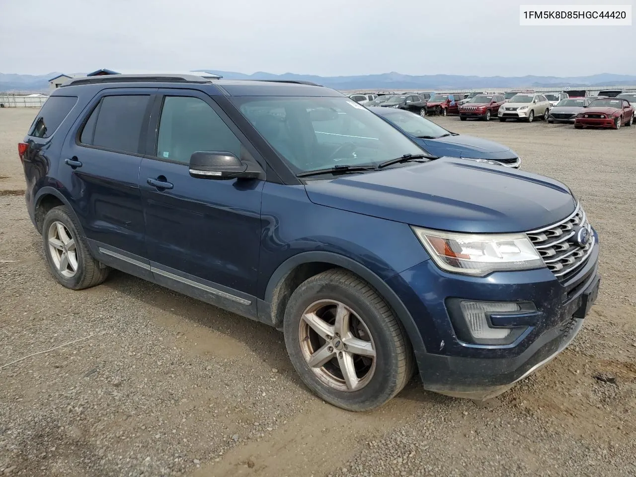 1FM5K8D85HGC44420 2017 Ford Explorer Xlt