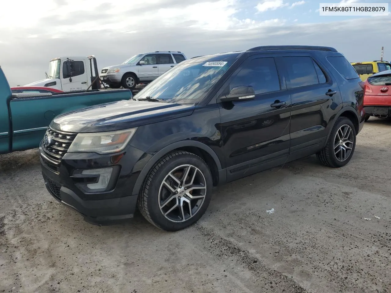 2017 Ford Explorer Sport VIN: 1FM5K8GT1HGB28079 Lot: 74890884