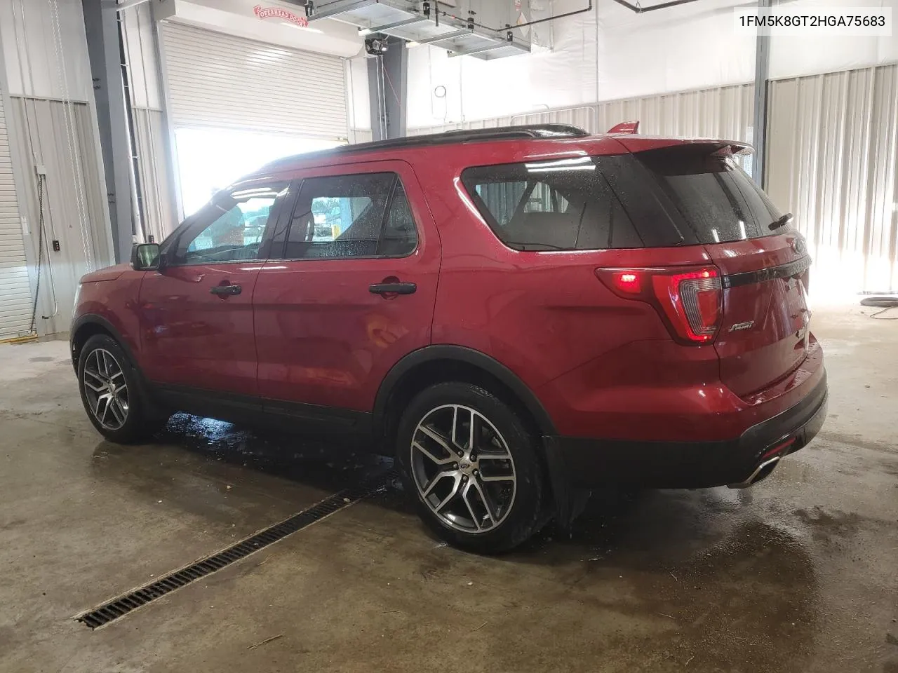 2017 Ford Explorer Sport VIN: 1FM5K8GT2HGA75683 Lot: 74985554