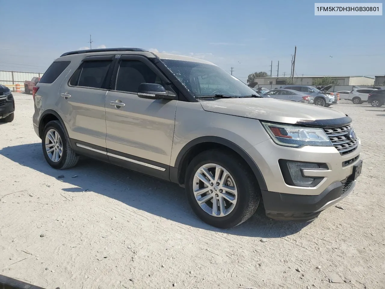 1FM5K7DH3HGB30801 2017 Ford Explorer Xlt