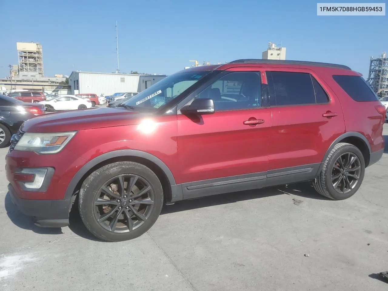 1FM5K7D88HGB59453 2017 Ford Explorer Xlt