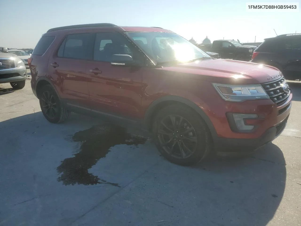 1FM5K7D88HGB59453 2017 Ford Explorer Xlt