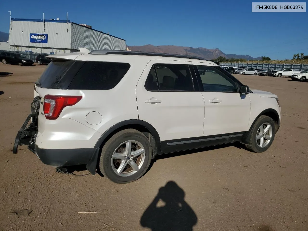 2017 Ford Explorer Xlt VIN: 1FM5K8D81HGB63379 Lot: 75087634