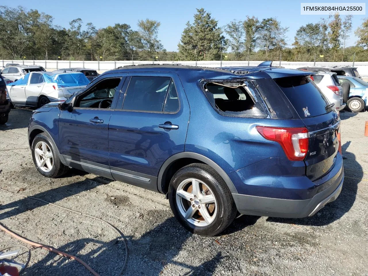 2017 Ford Explorer Xlt VIN: 1FM5K8D84HGA25500 Lot: 75235604