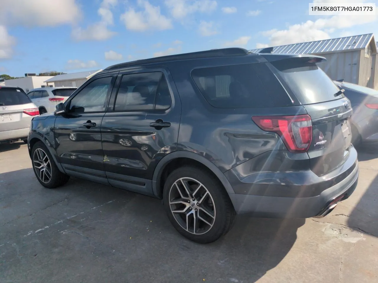 2017 Ford Explorer Sport VIN: 1FM5K8GT7HGA01773 Lot: 75332954