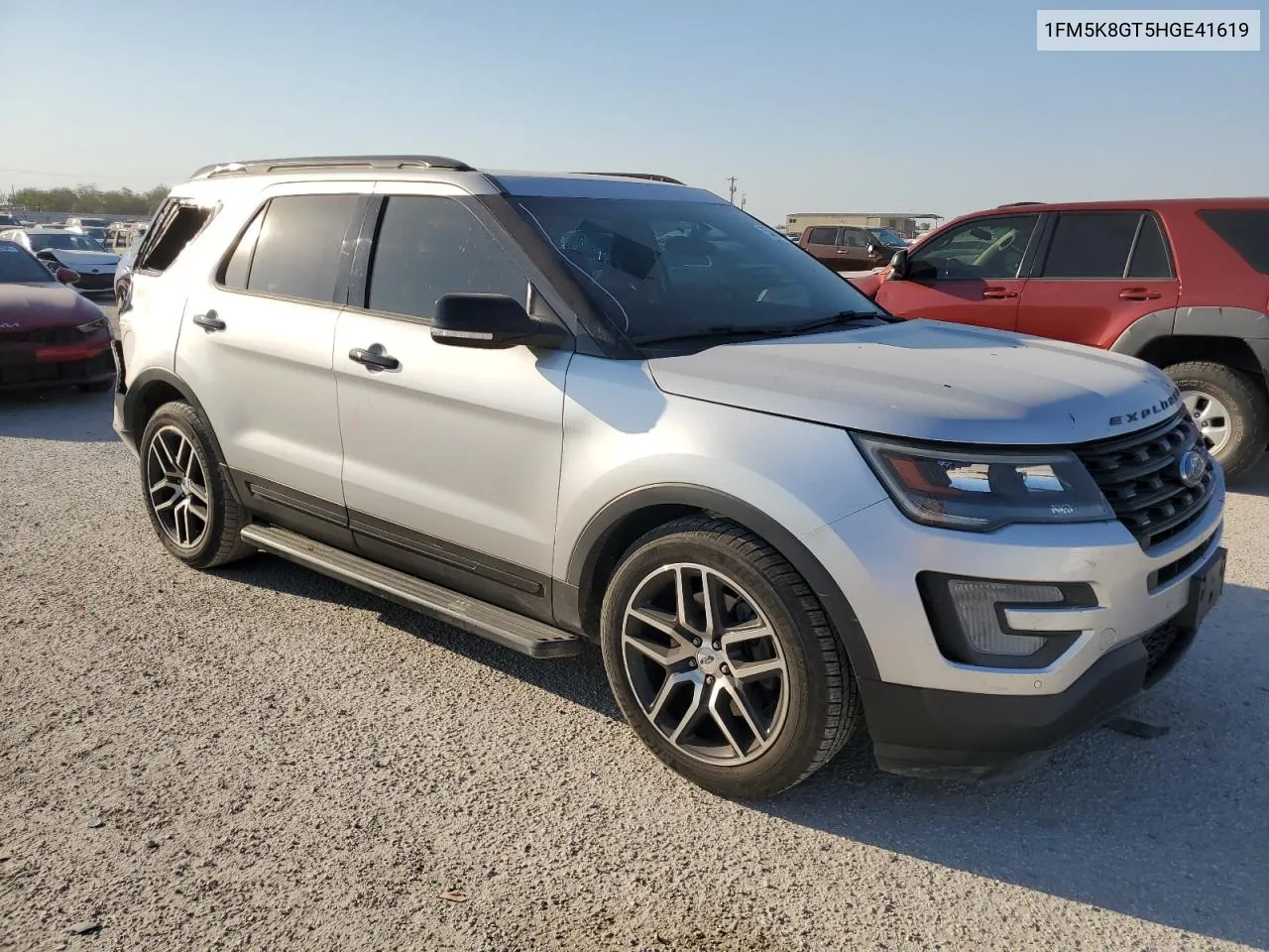 2017 Ford Explorer Sport VIN: 1FM5K8GT5HGE41619 Lot: 75396514