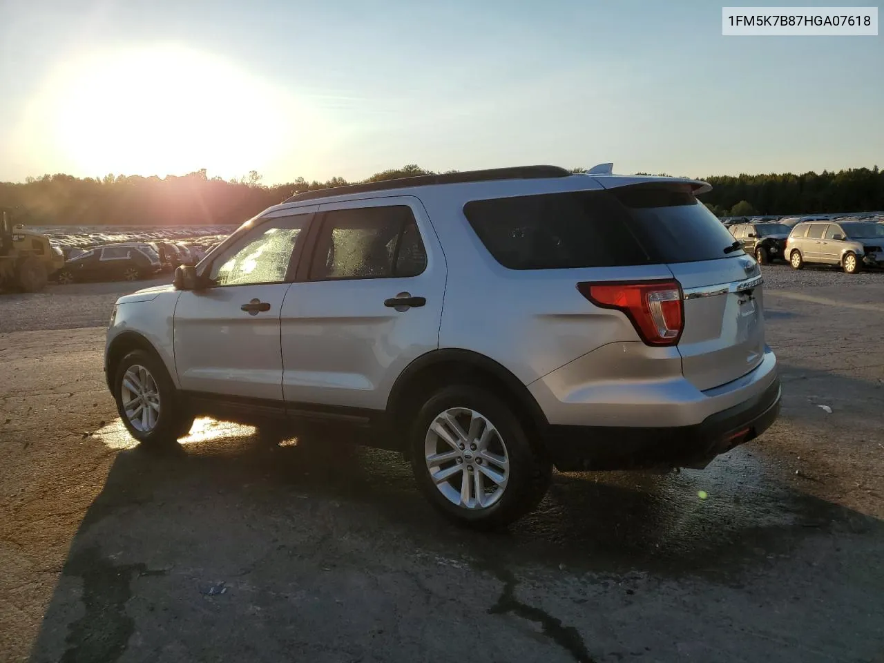 2017 Ford Explorer VIN: 1FM5K7B87HGA07618 Lot: 75418584