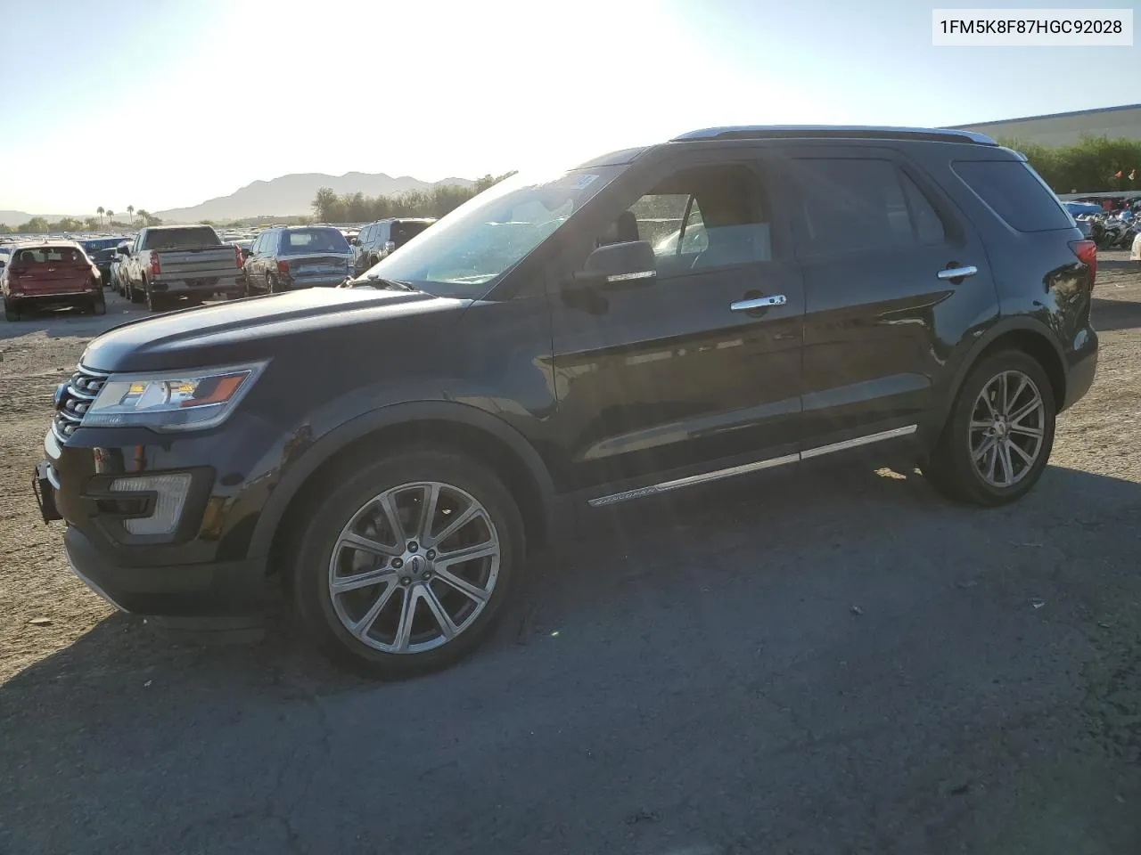 2017 Ford Explorer Limited VIN: 1FM5K8F87HGC92028 Lot: 75438604