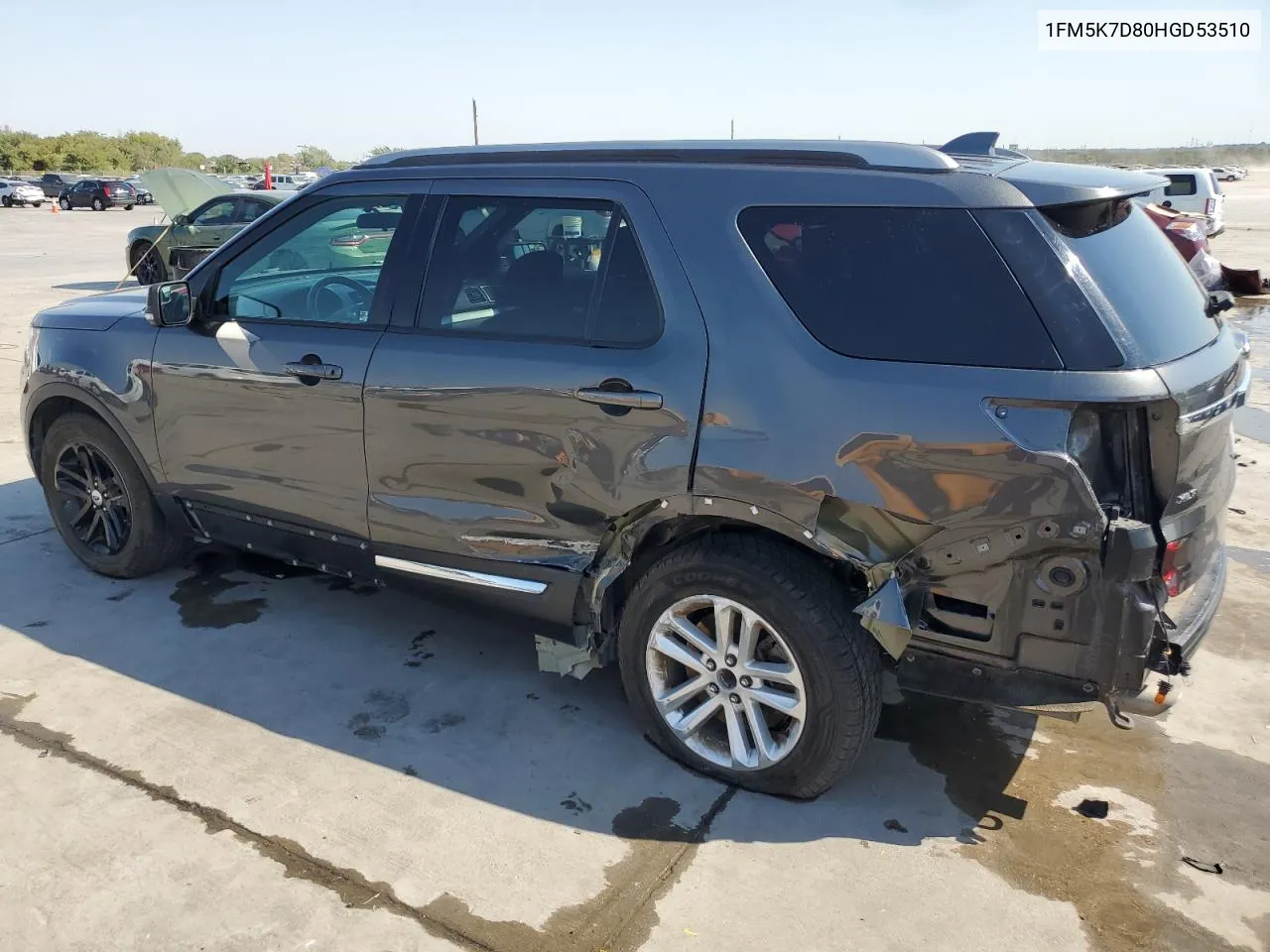 2017 Ford Explorer Xlt VIN: 1FM5K7D80HGD53510 Lot: 75490084