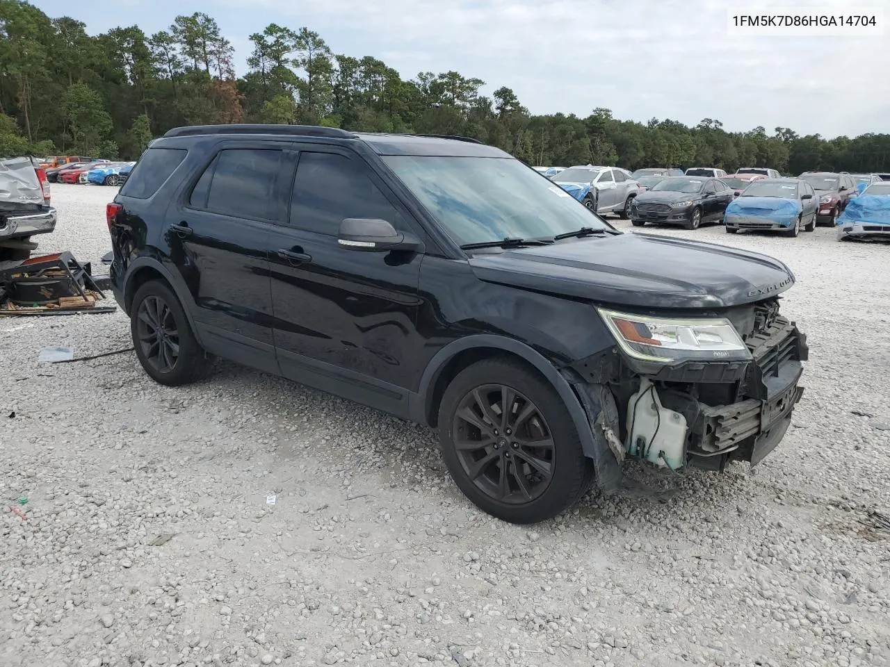 2017 Ford Explorer Xlt VIN: 1FM5K7D86HGA14704 Lot: 75539074