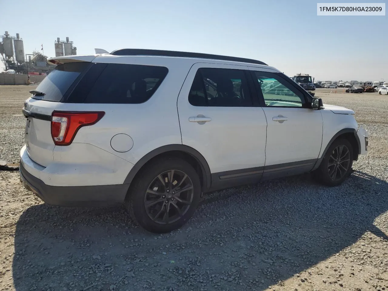 2017 Ford Explorer Xlt VIN: 1FM5K7D80HGA23009 Lot: 75570184