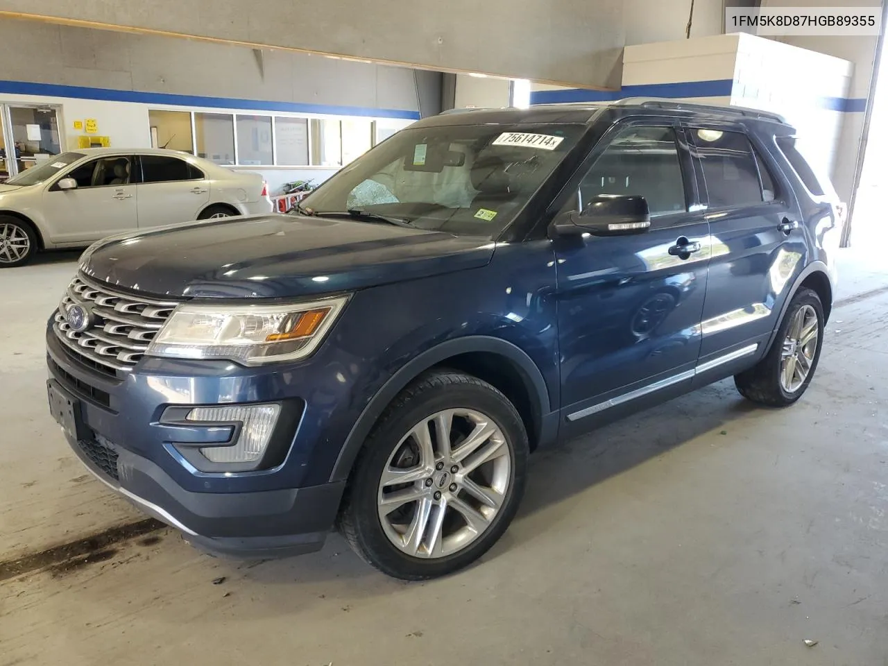 2017 Ford Explorer Xlt VIN: 1FM5K8D87HGB89355 Lot: 75614714