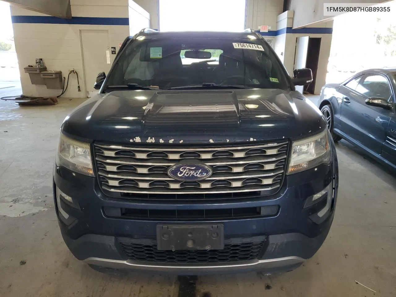 2017 Ford Explorer Xlt VIN: 1FM5K8D87HGB89355 Lot: 75614714