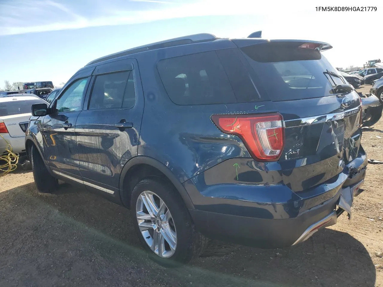 2017 Ford Explorer Xlt VIN: 1FM5K8D89HGA21779 Lot: 75669614