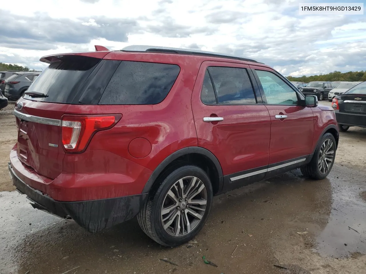 2017 Ford Explorer Platinum VIN: 1FM5K8HT9HGD13429 Lot: 75709724