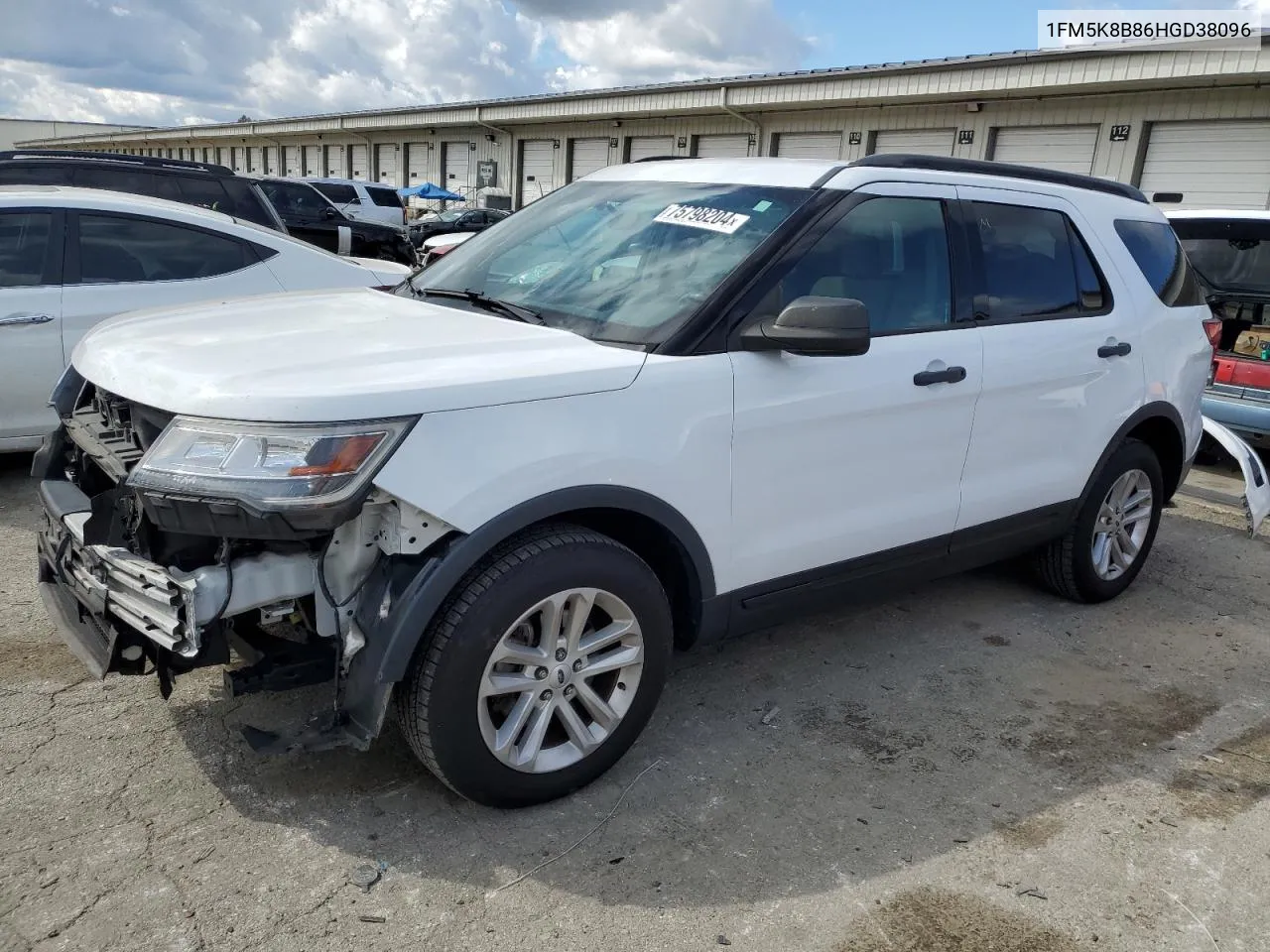 2017 Ford Explorer VIN: 1FM5K8B86HGD38096 Lot: 75798204