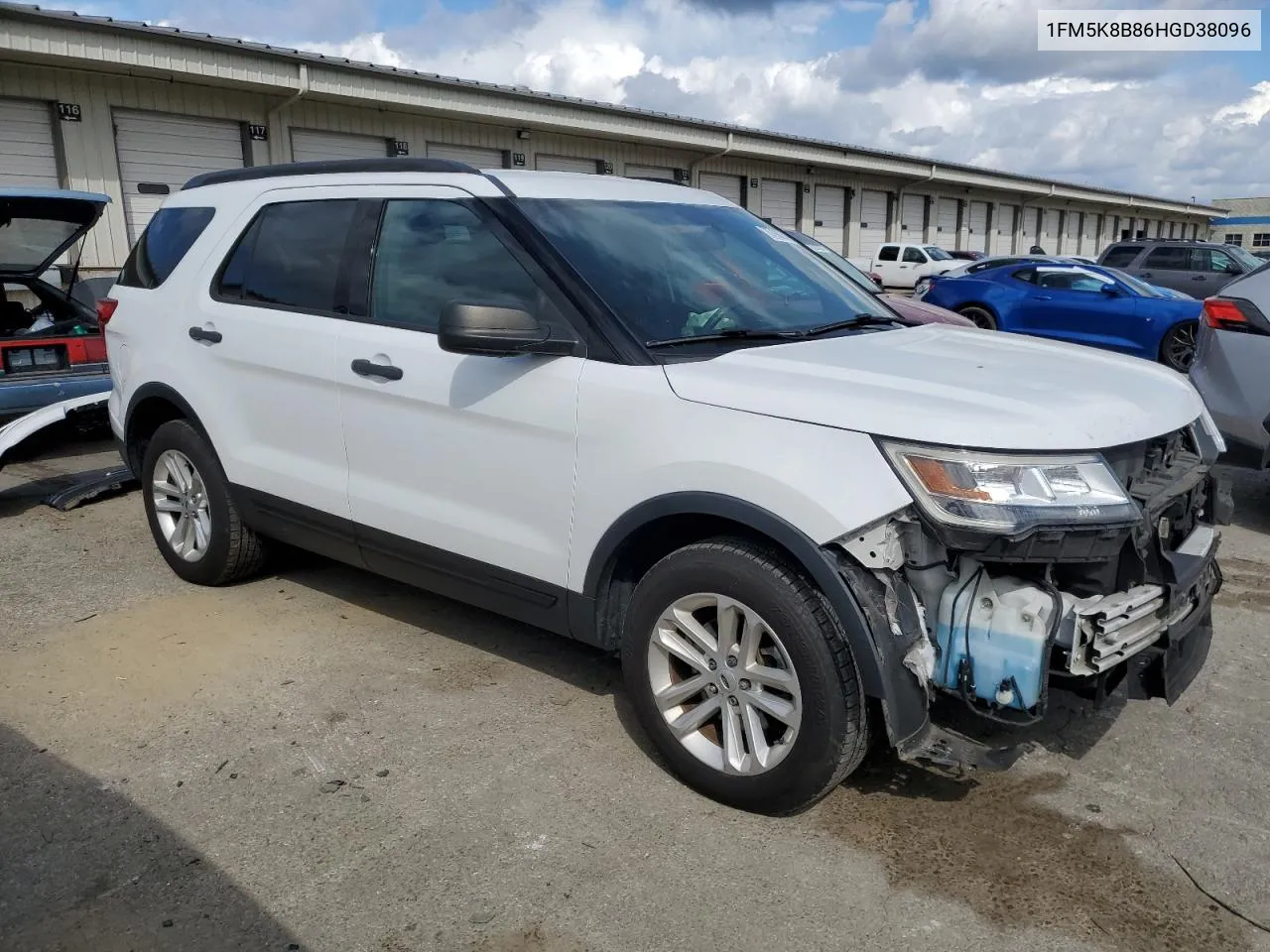 2017 Ford Explorer VIN: 1FM5K8B86HGD38096 Lot: 75798204