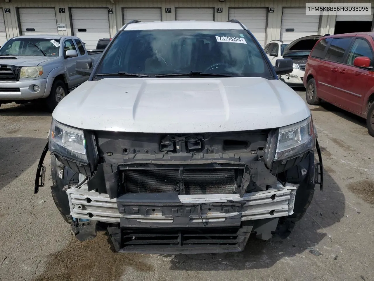 2017 Ford Explorer VIN: 1FM5K8B86HGD38096 Lot: 75798204