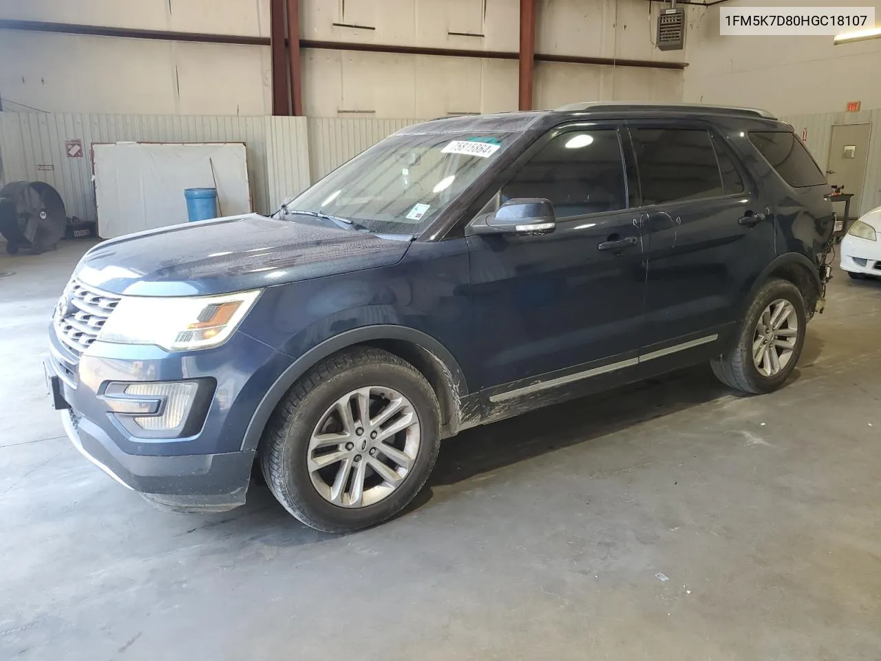 2017 Ford Explorer Xlt VIN: 1FM5K7D80HGC18107 Lot: 75815864