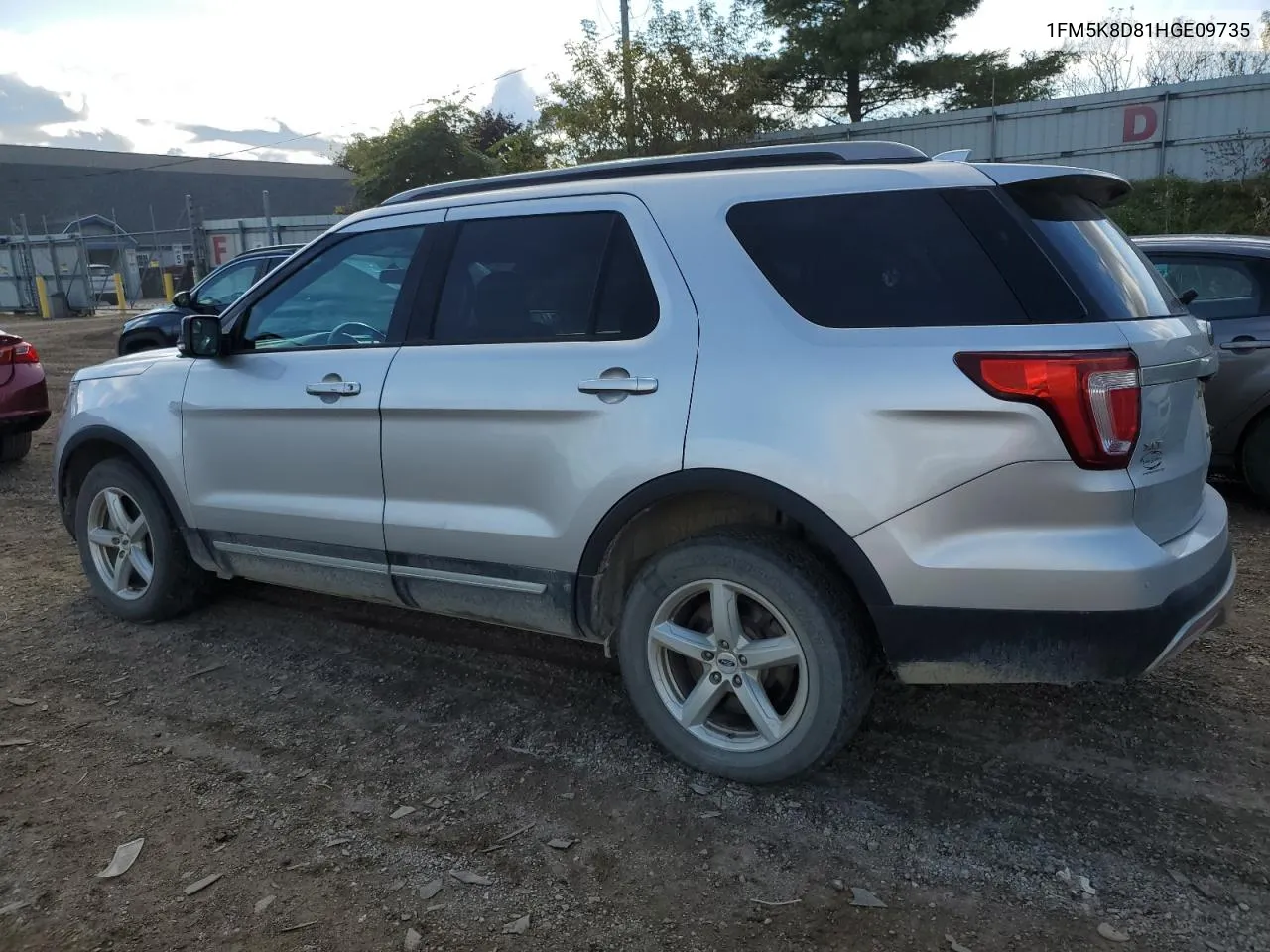 2017 Ford Explorer Xlt VIN: 1FM5K8D81HGE09735 Lot: 75823064