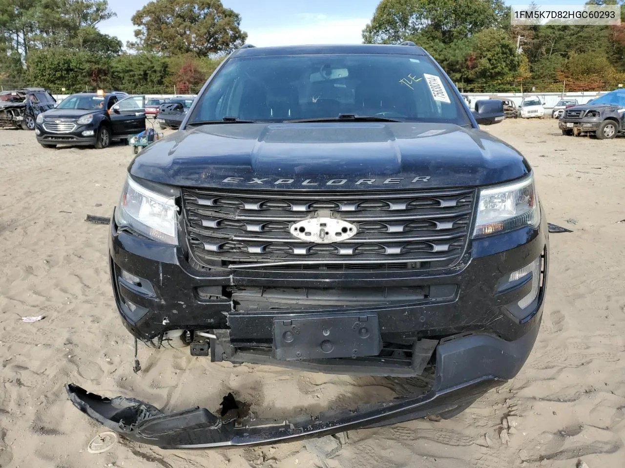 2017 Ford Explorer Xlt VIN: 1FM5K7D82HGC60293 Lot: 75838314