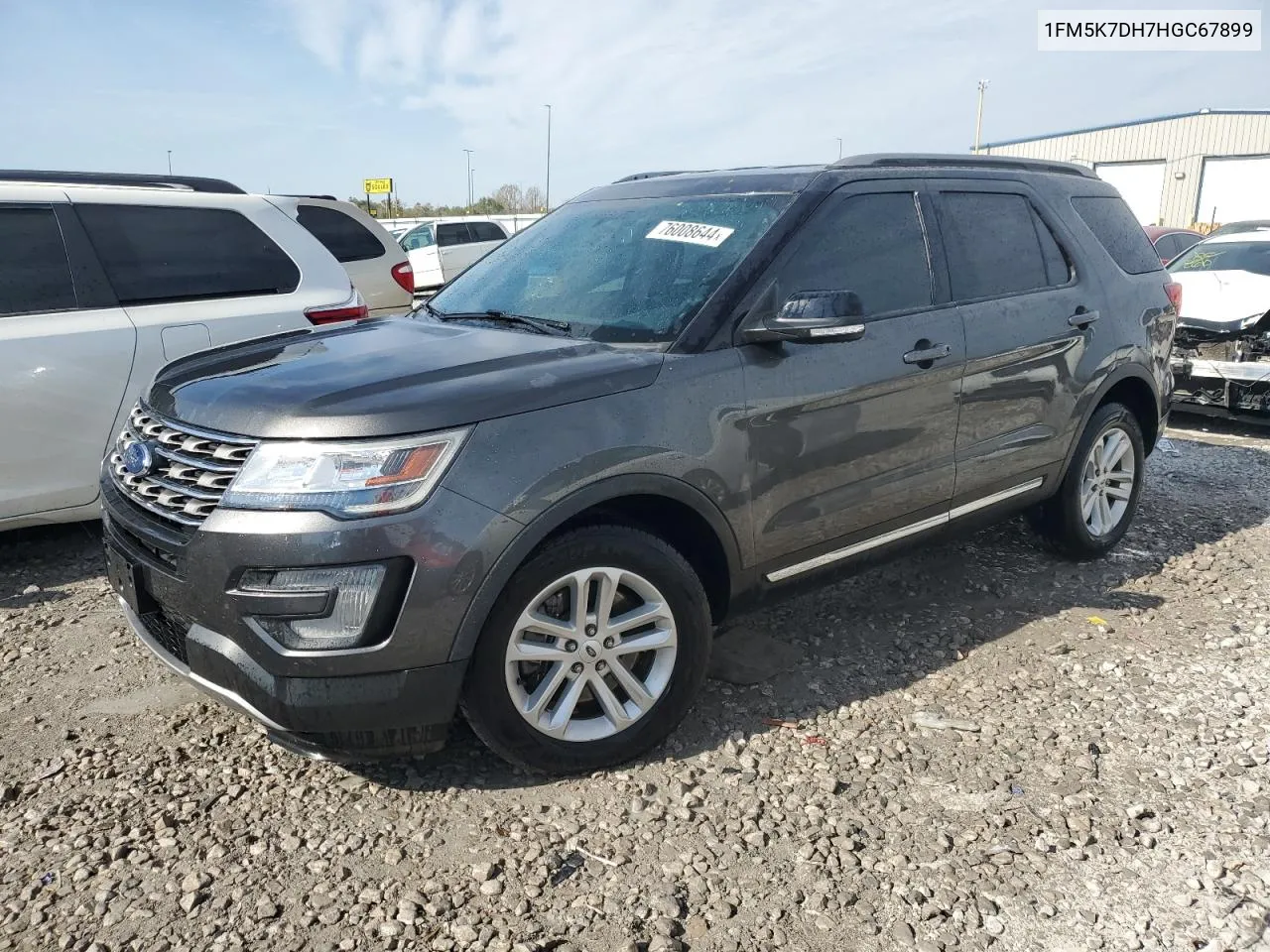 2017 Ford Explorer Xlt VIN: 1FM5K7DH7HGC67899 Lot: 76008644